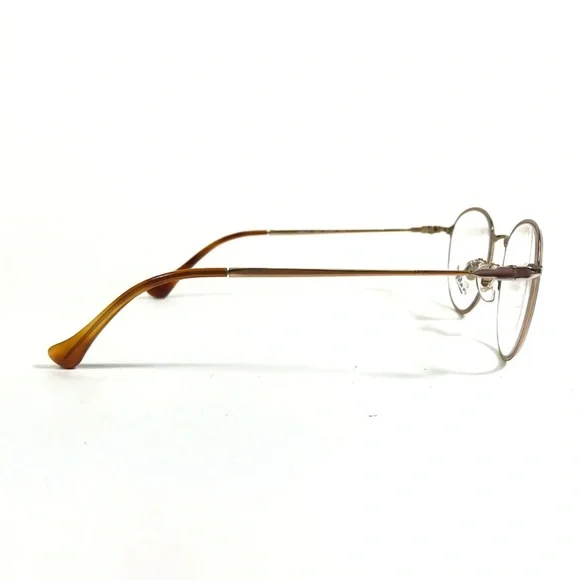 Persol Eyeglasses Frames 2426-V 1054 Gold Round Full Rim 50-20-140 - Picture 3 of 11